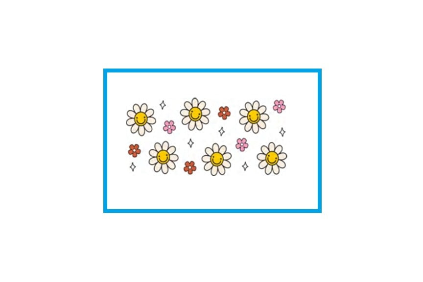 Pattern Smiley Daisies