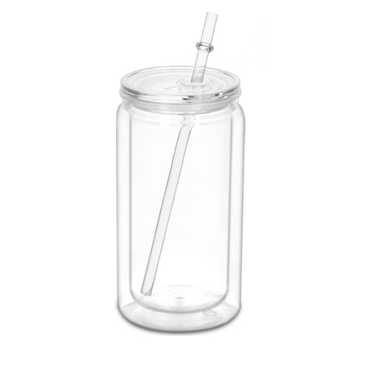 16oz Plastic Snow Globe Tumbler