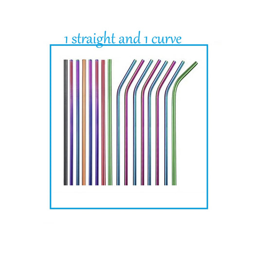 Colored Stainless Steel Straws