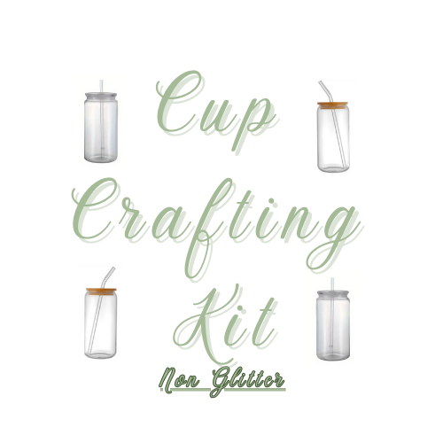 Cup Crafting Kits-Non Glitter