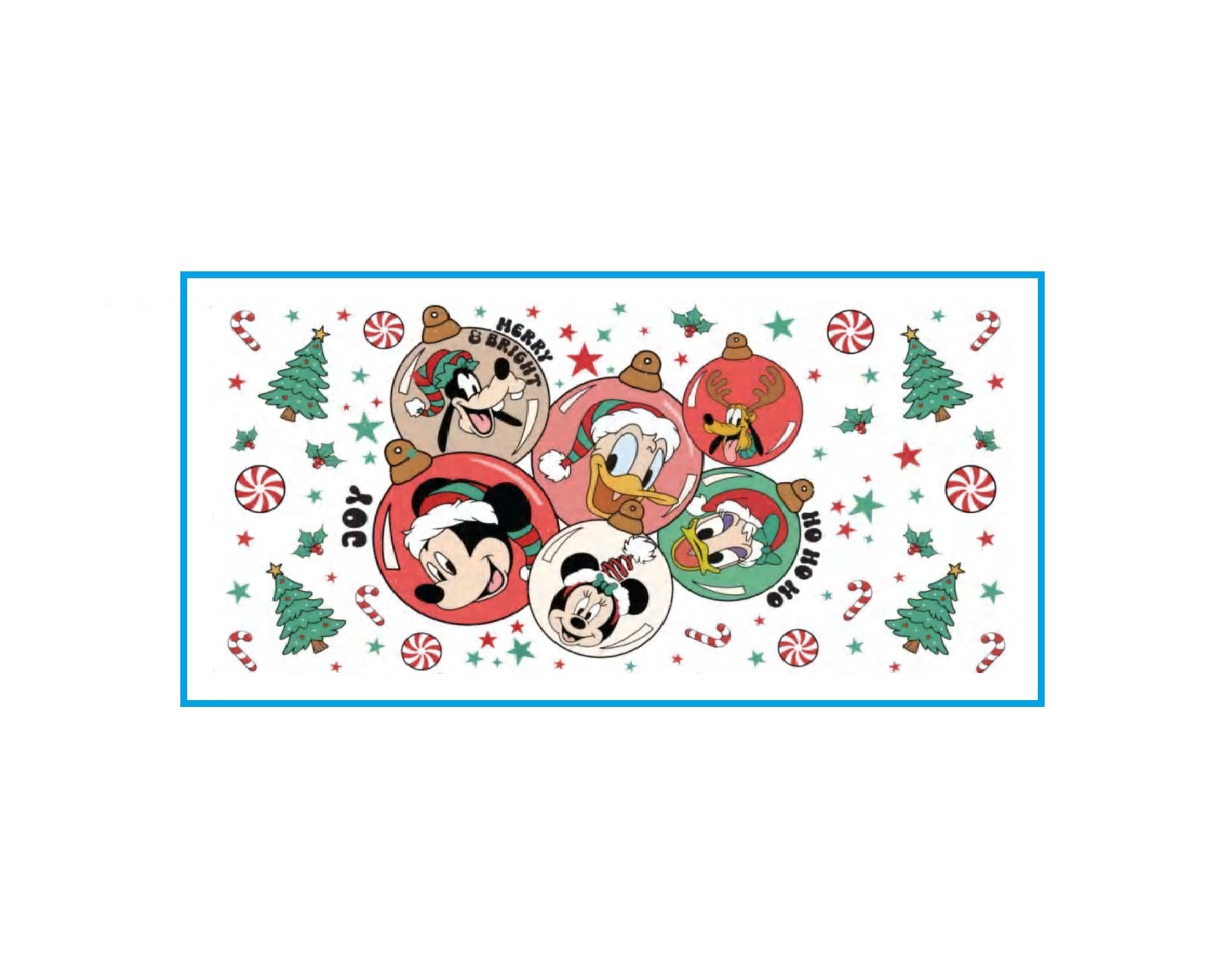 Christmas Mickey and Friends Ornaments