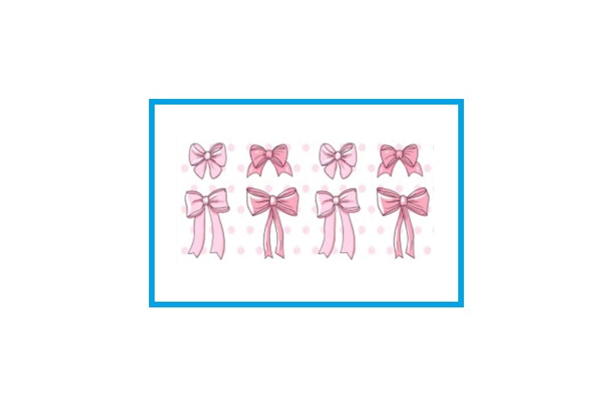 Pattern Pink Bows