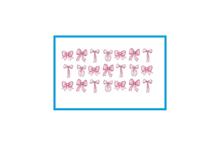 Pattern Pink Bows 3