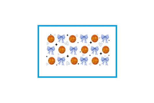 Basketball bows pattern